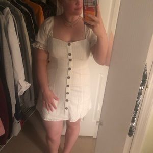 Bloomingdales White Dress